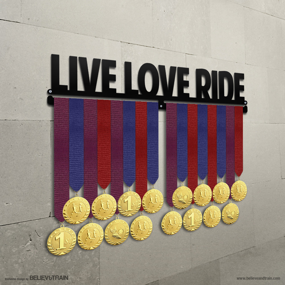 Live Love Ride- Cycling Medal Hanger