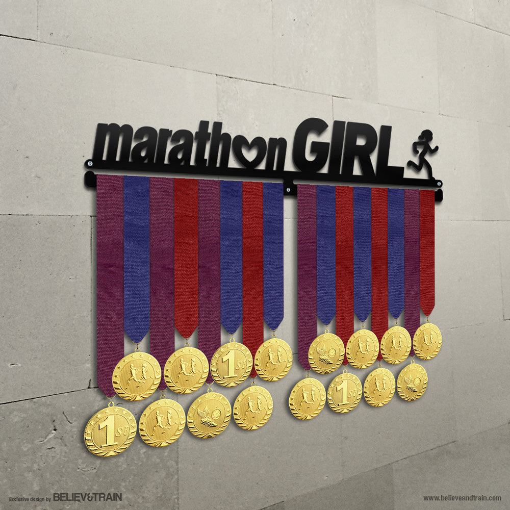 Marathon Girl - Running Medal Hanger