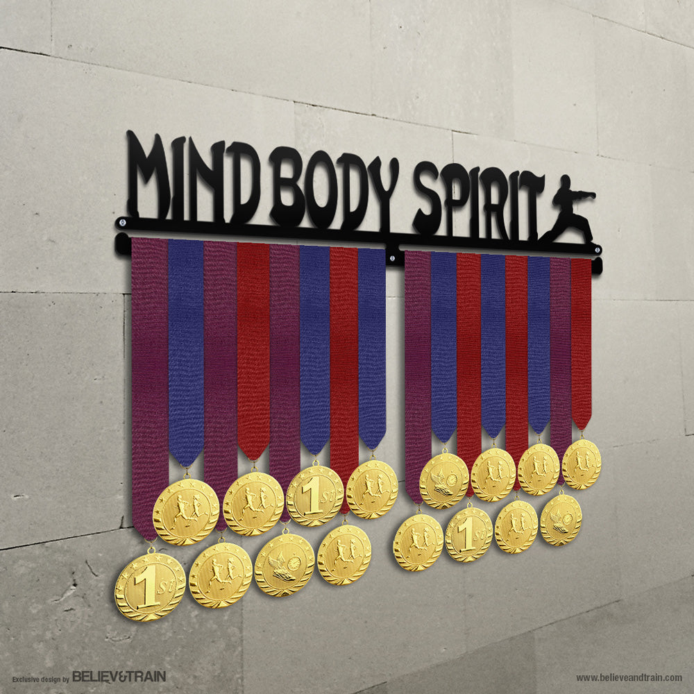 Mind Body Spirit - Martial Arts Medal Hanger