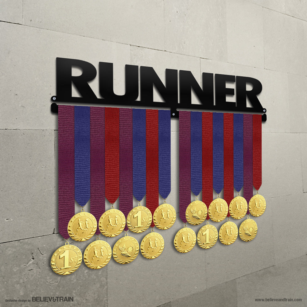 Runner - Motivational Running Medal Hanger