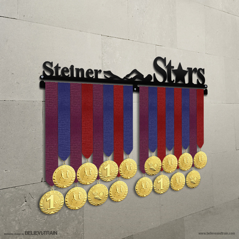 Steiner stars - Swimming Medal Hanger