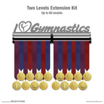 I Love Gymnastics - Motivational Gymnastics Medal Hanger