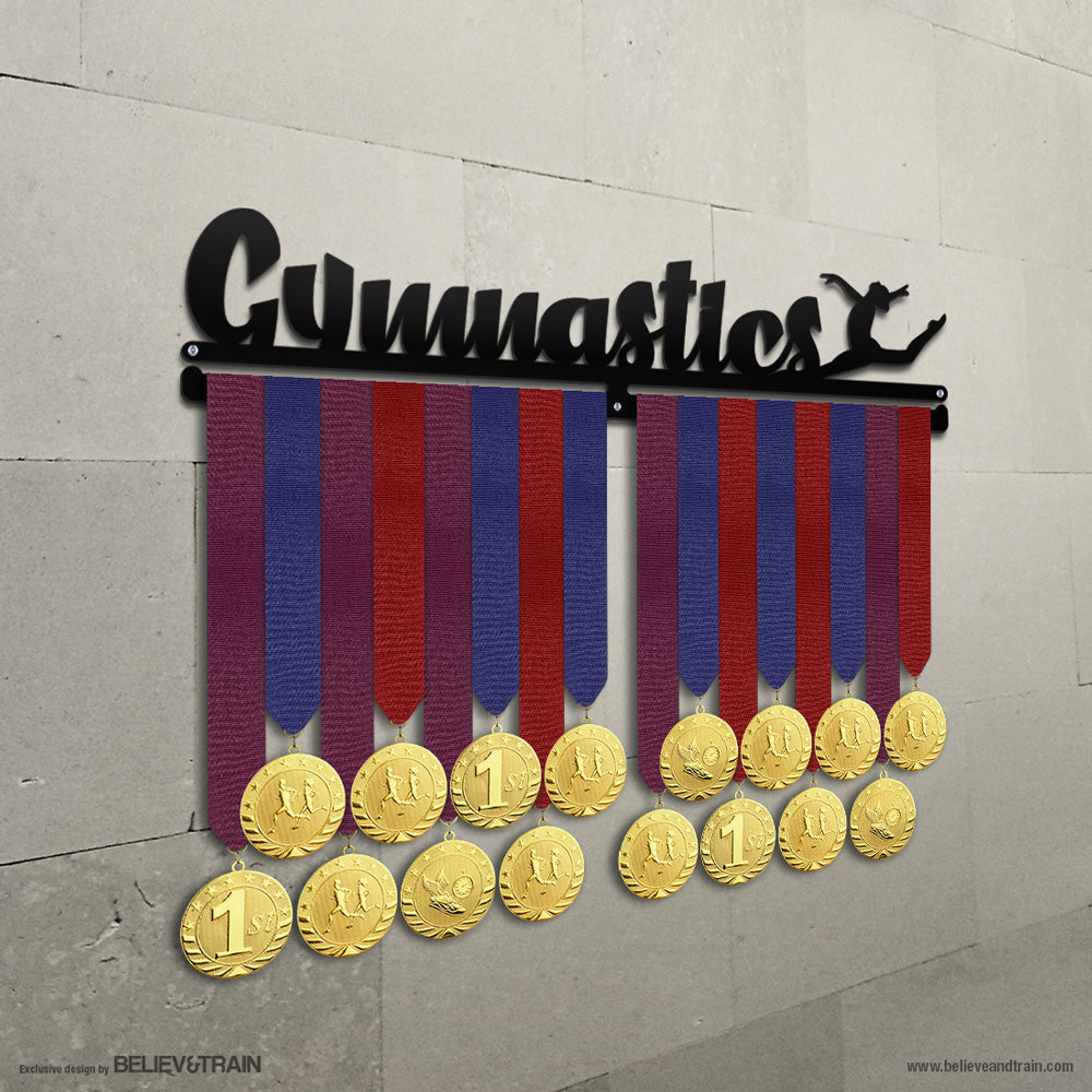 Gymnastics - Motivational Gymnastics Medal Hanger