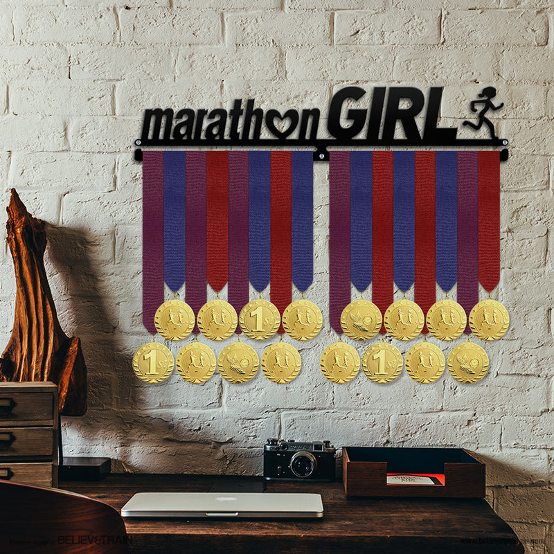Marathon Girl - Running Medal Hanger