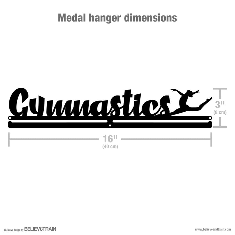 Gymnastics - Motivational Gymnastics Medal Hanger