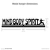 Mind Body Spirit - Martial Arts Medal Hanger